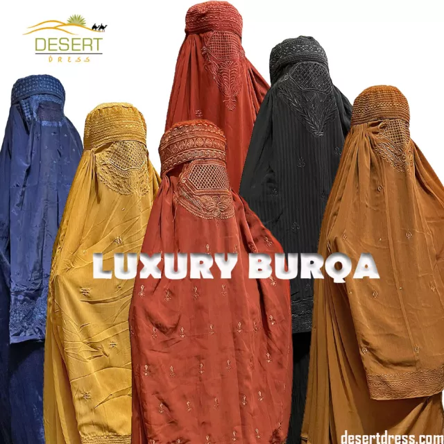 Lusso Burqa Jilbab Abaya Velo Burqa Islamico Donna Afghana