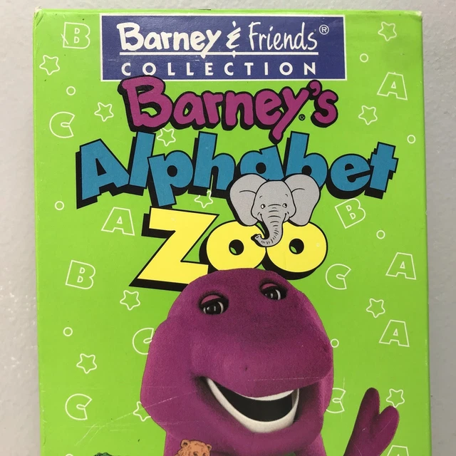 BARNEY & FRIENDS Collection Alphabet Zoo VHS Video Tape Sing-Along ...