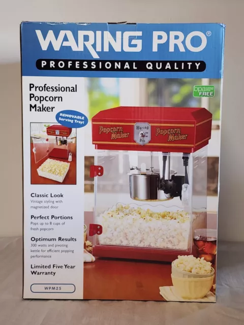 Waring Pro WPM25 Professional Popcorn Popper. Brand new