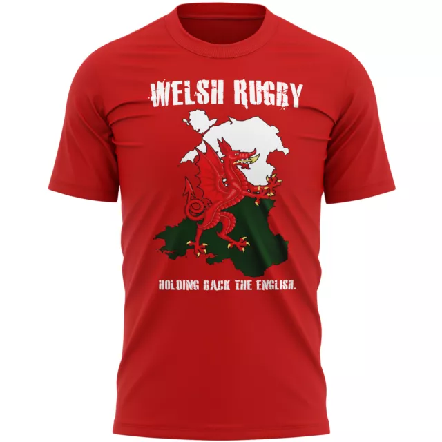Welsh Rugby T Shirt Country Wales Cymru Nation Gift Idea For Him Football Tou...