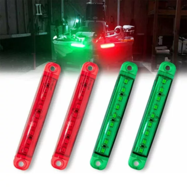 Voiture Feux Feu Navigation Feux Vert Rouge Marine Utilitaire Bande LED Feux