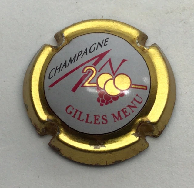 Menu Gilles - N° 617 - Cuvée An 2000 - Capsule Champagne