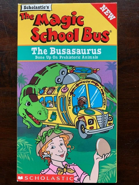 THE MAGIC SCHOOL Bus THE BUSASAURUS Scholastic VHS Educational Cartoon ...