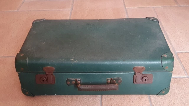 Ancienne Boîte Annonay Avec Enveloppes Et Cartes, Couleur Vert Vintage 1970 - Papeterie D'époque
