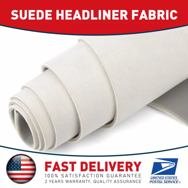 Foam backed suede headliner fabric