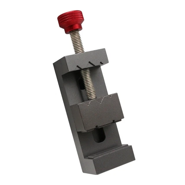 Aluminium Mini Vise Flat Jaw Pliers Electric Grinding Jig Clamping Fixed
