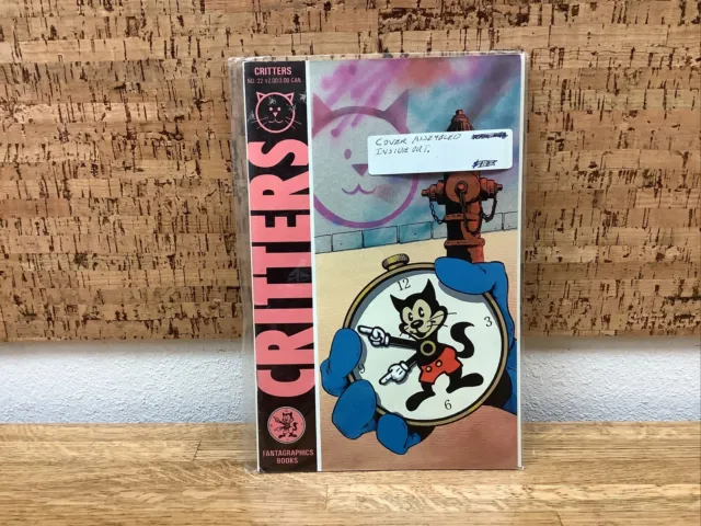 Critters #22A VF- Fantagraphics - ERROR Comic- Assembled Inside Out!