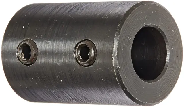 Part RC-050 Mild Steel, Black Oxide Plating Rigid Coupling, 1/2 Inch Bore, 1 Inc