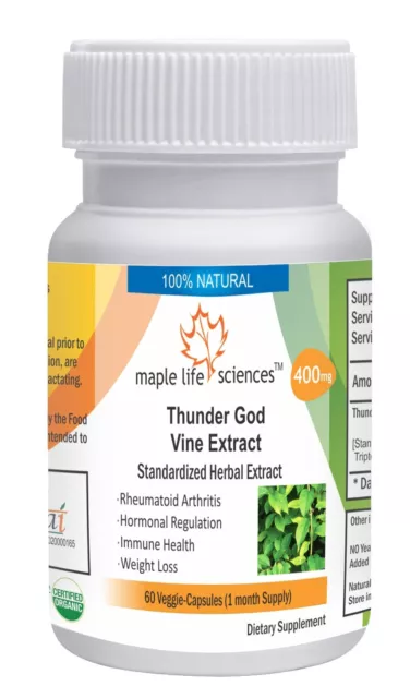 Thunder God Vine Extract 20:1 Capsules Pure & quality Extract No Fillers