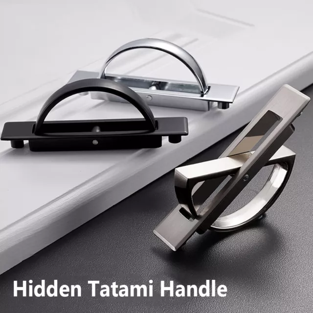 Furniture Handle Flush Pull Cover Recessed Tatami Hidden Handle Door Handle