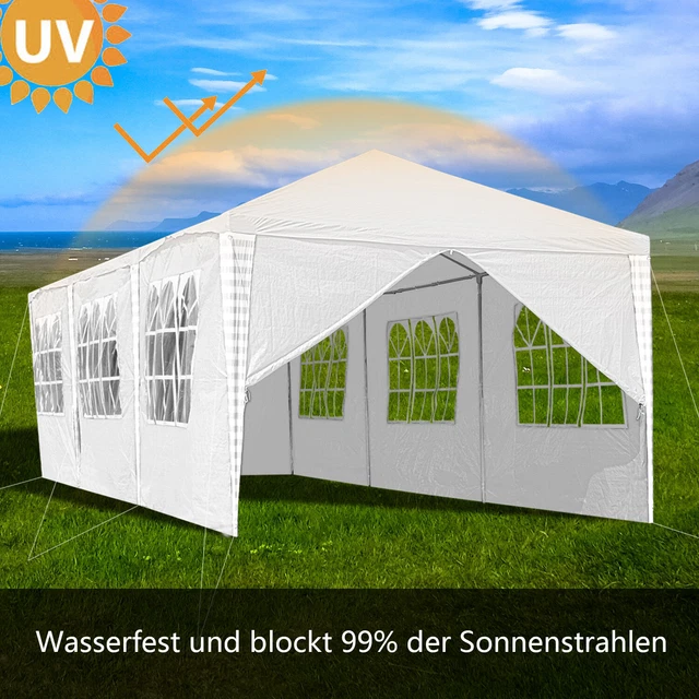 Pavillon Hochzeit Partyzelte Festzelt 3x3-3x9m Partyzelt Sonnenschutz Märkten 10