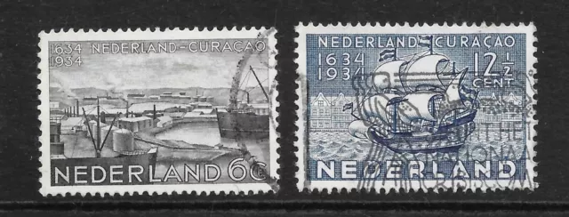 Netherlands 1934 - Tercentenary Relation Curacao and the Netherlands - Used