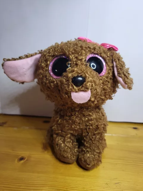 Ty Beanie Boo Maddie the Dog soft toy 20cm tall