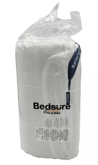 Bedsure Queen Comforter Duvet Insert Quilted Comforter Queen Size 88X88" White