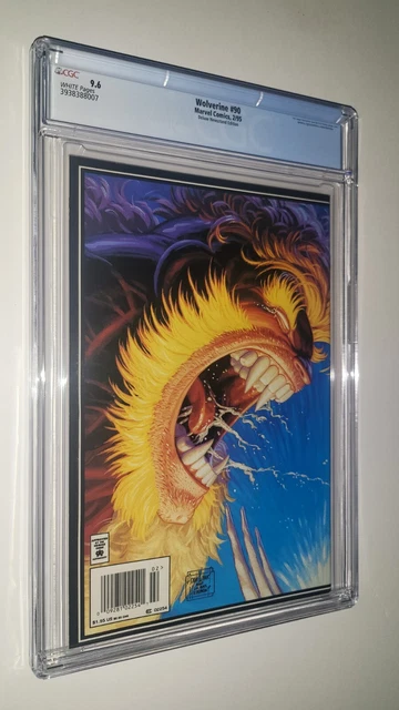 Wolverine #90 (1995) Deluxe Newsstand Edition CGC 9.6 (Wolverine Vs Sabretooth) 2