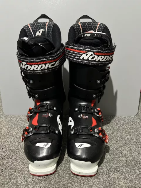 Nordica Sport Machine 90R Ski Boots White/black /Red, Size Uk 10-10.5 (28-28.5)