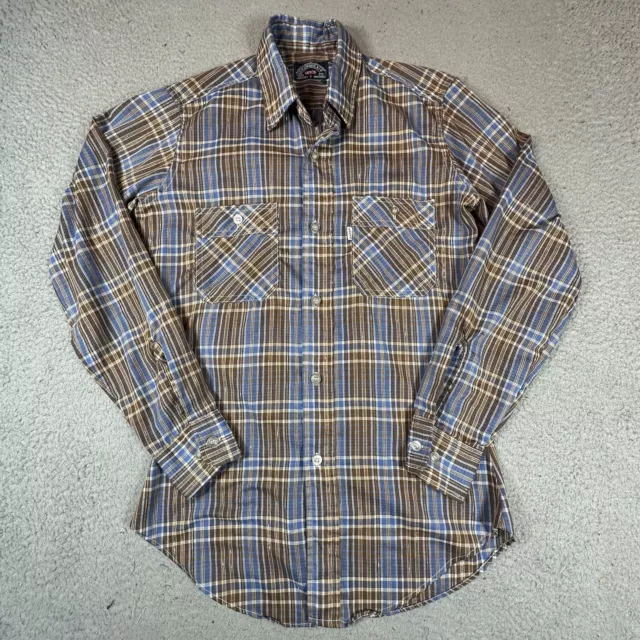 Levi's Mens Shirt Size S Multicolor Plaid Long Sleeve  Vintage Button Up Pockets