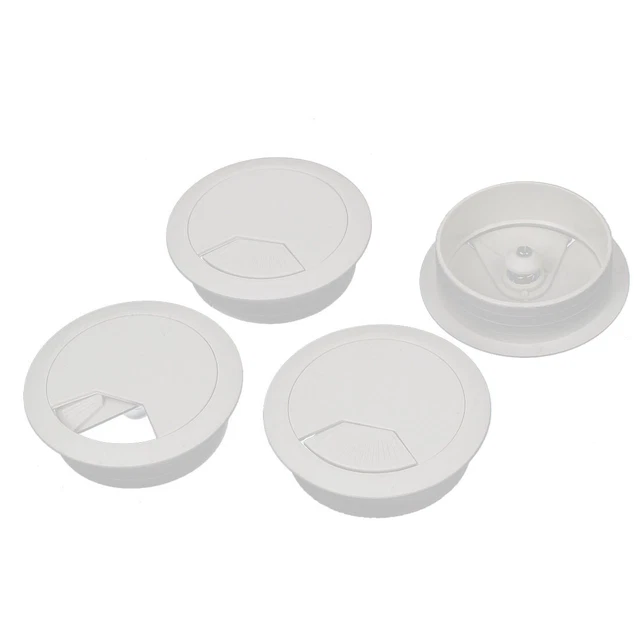 50/60/80MM PC Escritorio De Computadora De Plástico Con Ojales Para