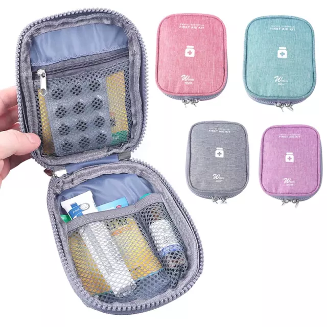 Mini Portable Medicine Storage Bag Camping Outdoor Travel First Aid Kit 2