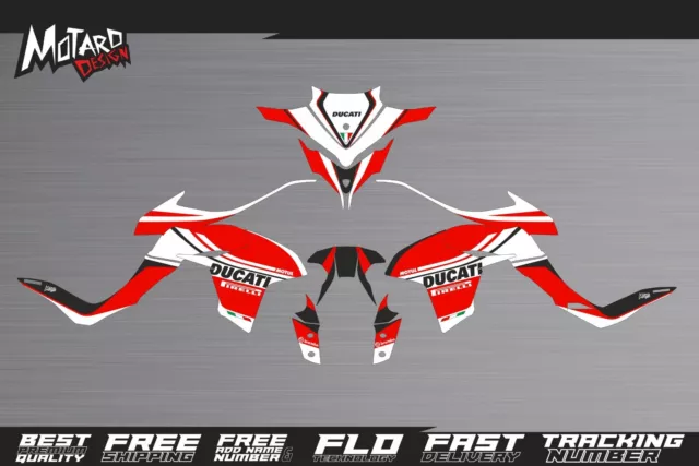 Ducati Dekor Multistrada 1260 2018 2019 2020 Grafik Premium Aufkleber Design