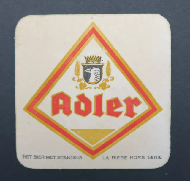 Ancien sous-bock bière ADLER la bière hors-série coaster Bierdeckel 10