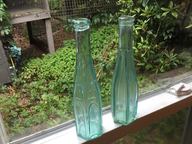 Antique Pair of Pepper Sauce