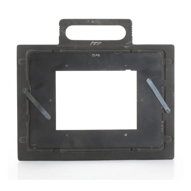 Linhof Technika 13x18 Platte Rückteil mit 9x12 Maske... + Sehr Gut (254416)