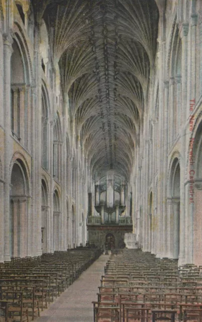 Das Schiff, Norwich Kathedrale/F.T.G. and Co. Serie Postkarte