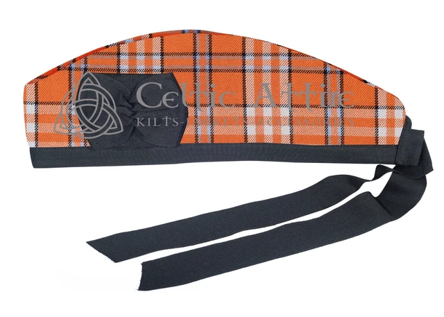 Tennessee tartan GLENGARRY Cap Military Bonnet Glengarry Hat | Kilt Cap