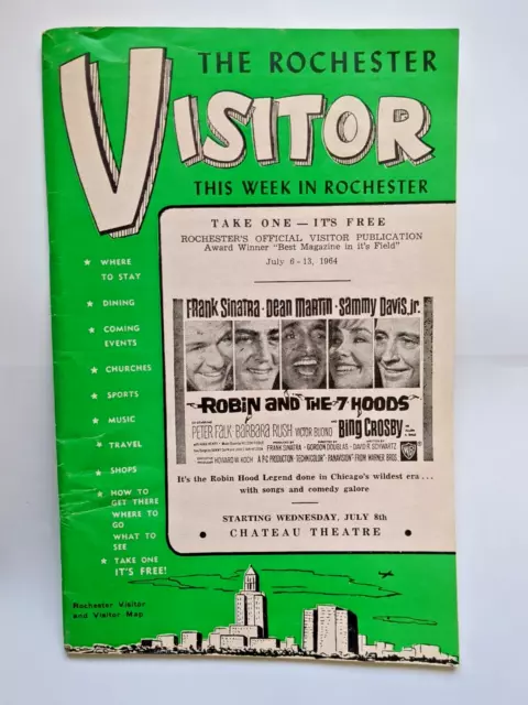 Robin and the Seven Hoods Frank Sinatra, The Rochester Visitor Guide July 1964