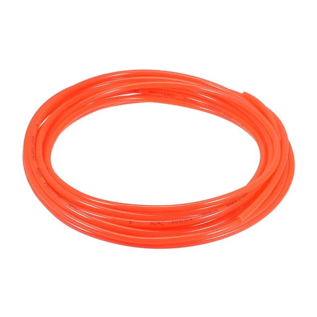 Neumática Aire Tubería, 6mm OD x 4mm ID 7m (275") PU Poliuretano Naranja