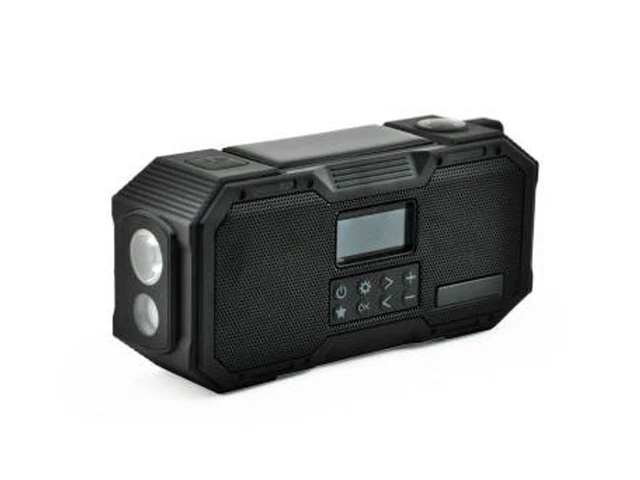 Radio Duronic SDAB1 - DAB+/FM/AM Avec Recharge Solaire, Manivelle Et USB-C | Lampe Torche Et SOS
