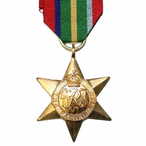 Official Pacific Star Full Size WW2 Campaign Medal with Ribbon World War II