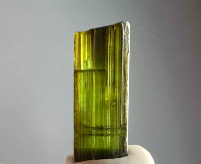 7.80 Carat beautiful terminated greencap tourmaline crystal from Afghanistan