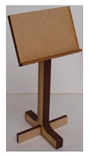 1:12 Scale Music Stand Kit - Plain