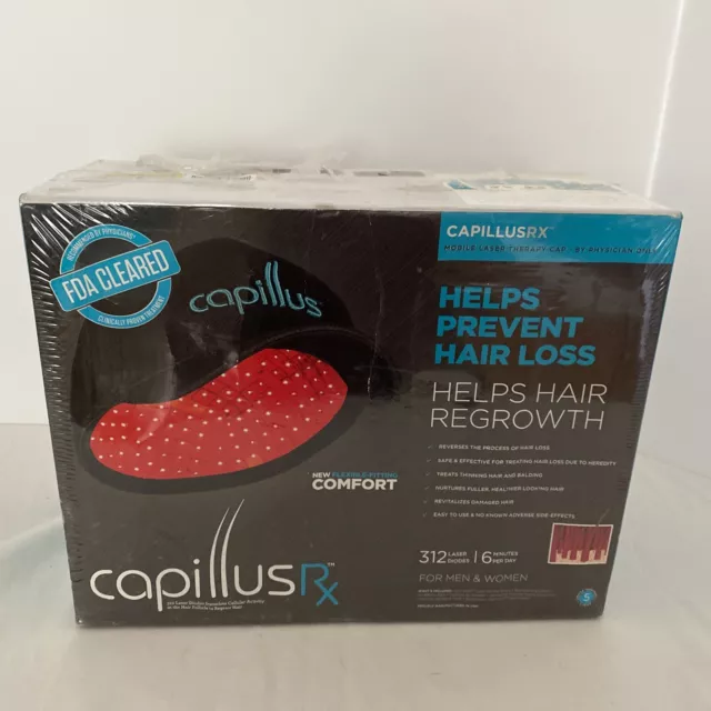 Capillus RX 312 Mobile Laser Therapy Hair Growth Cap Sealed New