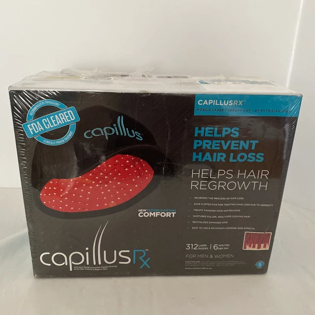 Capillus RX 312 Mobile Laser Therapy Hair Growth Cap Sealed New Capillus RX 312 Mobile Laser Therapy Hair Growth Cap Sealed New