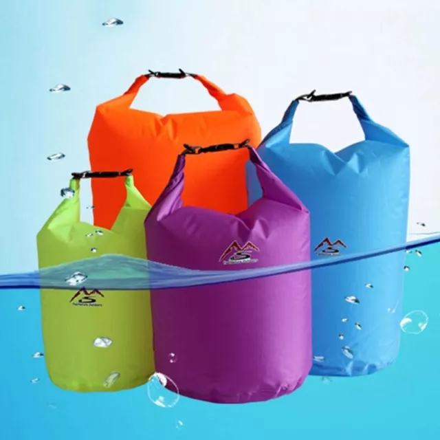 Impermeabile Asciutto Borsa Sacca Portaoggetti Kit 5-70 Litri Kayaking da Canoa