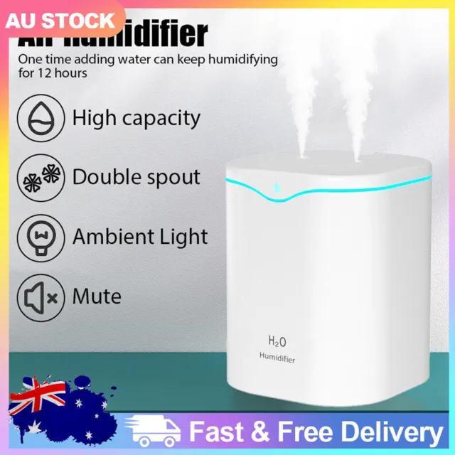 2L Air Humidifier Ultrasonic Cool Mist Steam Purifier Aroma Beauty Home Bedroom