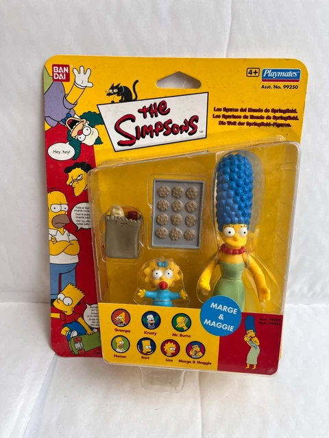 Bonecos Os Simpsons - Playmates - Série 1 - Ano 2000 | Brasil