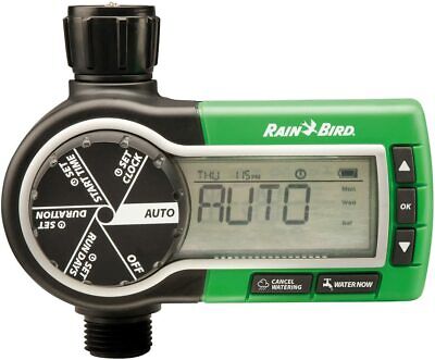 Timer Irrigazione Rainbird Za84002 Programmatore Digitale Attacco Rubinetto 3/4 2