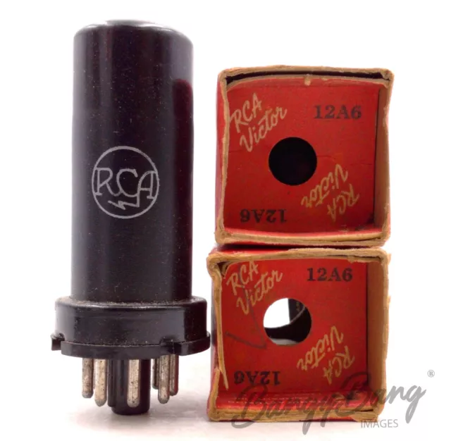 2 RCA 12A6/VT-134/CV525 Beam Power Audio Output Radio Valve- BangyBang Tubes