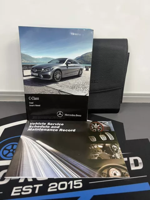 Mercedes C Class Coupe Owners Pack / Handbook / Manual. + Wallet 15~18 (2016)!!!