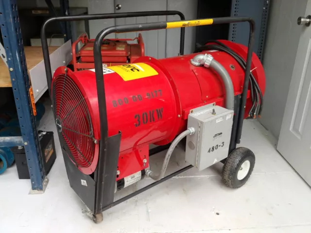 Chromalox Super Dragon SDRA-30-43 Heater 460/600 V w/ Heavy Duty Cable Plugs