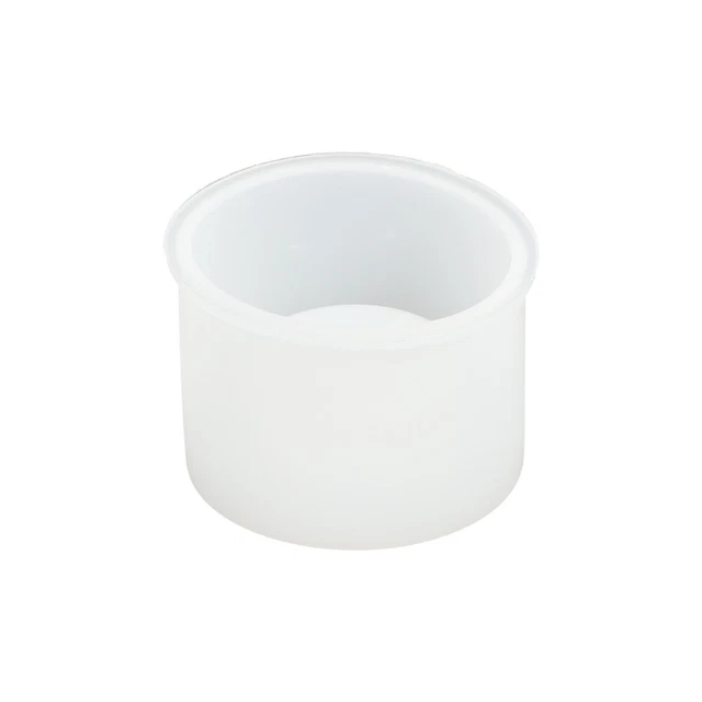 Gel de sílice blanco molde de silicona vidrio velas moldes de silicona para resina