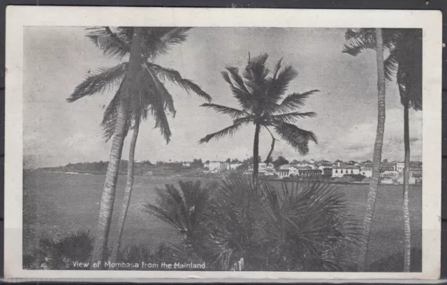 Ly19617/ British Kenya Uganda Tanganyika – Sg # 132+134 On Postcard 2