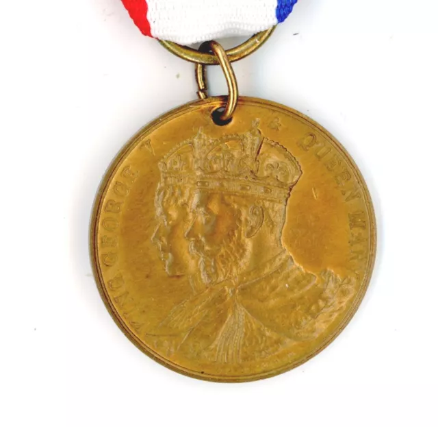 Royal Visit King George V medal medallion Middleton John Henry Wood Mayor 1913