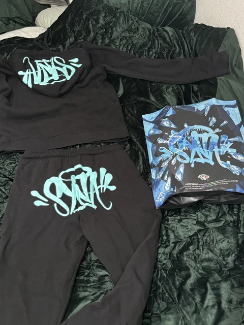 SYNA WORLD TRACKSUIT Black/Teal Size M £219.11 - PicClick UK