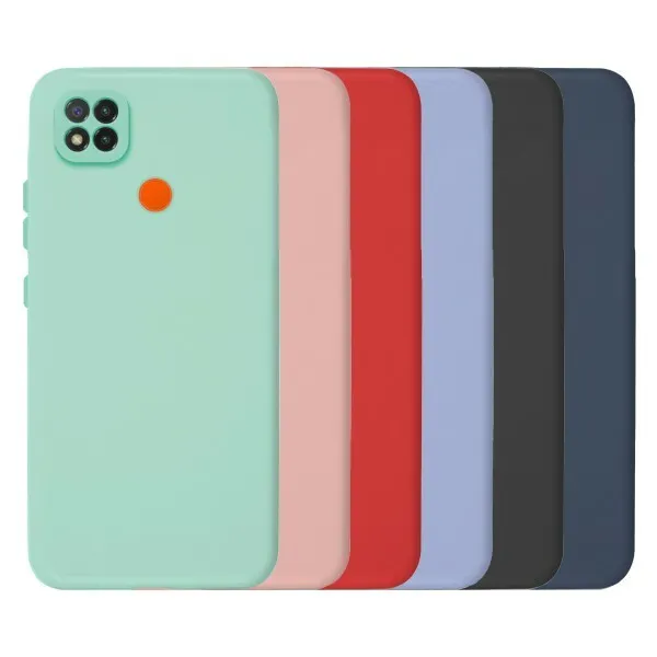 Funda Silicona Suave Para Xiaomi Redmi 9C con Cámara 3D - 6 Colores envio gratis