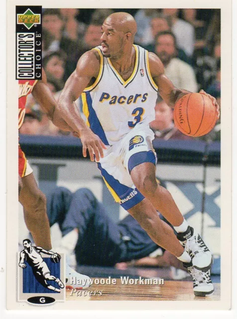 figurina CARD BASKET NBA 1993/94 NEW numero 109 HAYWOOD WORKMAN